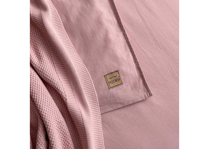 Комплект постільної білизн ясла варена бавовна пудра