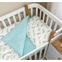 Змінна постіль фланель Гілочки котики мята