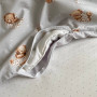 Змінна постіль Baby Mix Ведмедику ковдрі на сірому