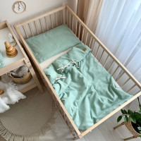 3КПБ (підковдра+наволочка) льон мята