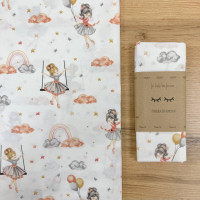 Пелюшка бязь Дівчата на гойдалках