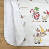 Непромокаюча пелюшка Фланель/Мембрана Олені новорічні
