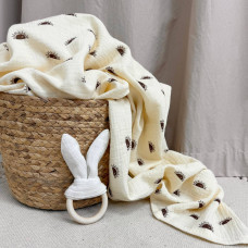 Пелюшка муслін Сонечко на айворі