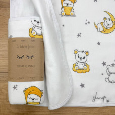 Непромокаюча пелюшка Фланель/Мембрана Sleep жовтий