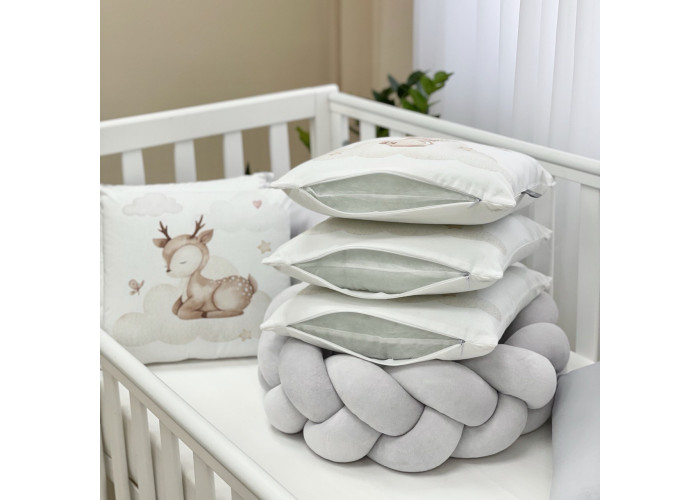 Комплект постільної білизни для новонародженого Арт Дизайн "Friends" сірий