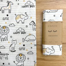 Пелюшка бязь Animals жовтий