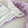 Комплект постільної білизни для новонародженого Колекція №8 Sweet Dream Зайчик з мамою