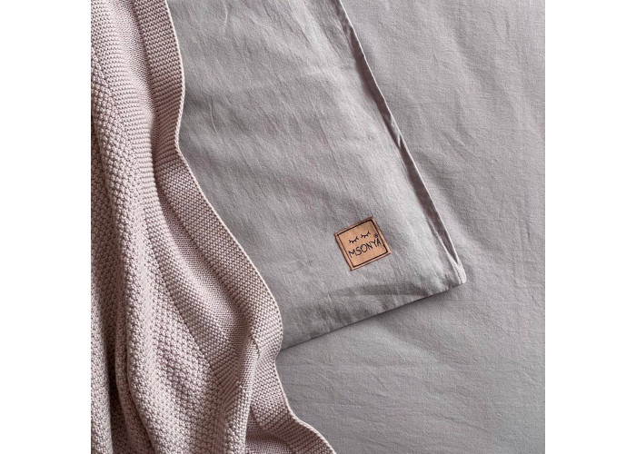 Комплект постільної білизн ясла варена бавовна сірий