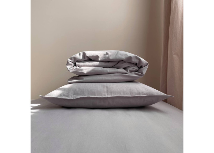 Комплект постільної білизн ясла варена бавовна сірий