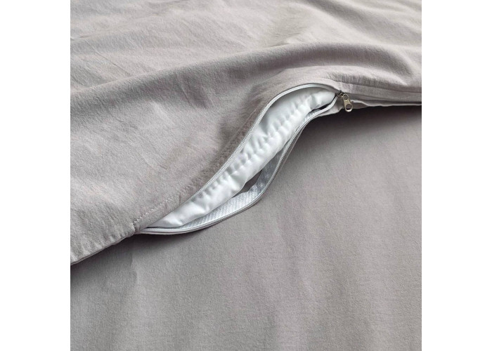 Комплект постільної білизн ясла варена бавовна сірий