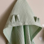 Рушник-куточок вафля мята 90х100