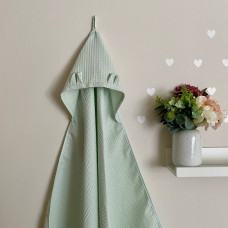 Рушник-куточок вафля мята 90х100