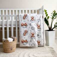 Підковдра 90х110 поплін Ведмедик Teddy