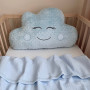Хмаринка Minky блакитна 32*60 см