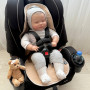 Вкладиш у автокрісло/візочок муслін капучино