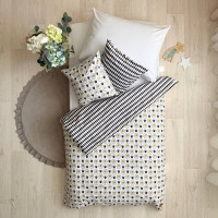 Комплект постільної білизни дитячий поплін Принцеси (глітер)+2 подушки