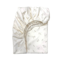 Простирадло дитяче Листочки бежеві