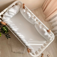 Бортики Хмаринки вафельні білі