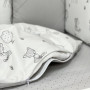 Комплект постільної білизни для новонародженого Happy night Звірята сірі