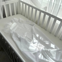 Пелюшка-вкладиш з мереживом біла