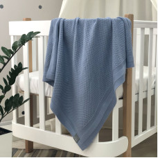 Плед бавовна Рогожка волошка