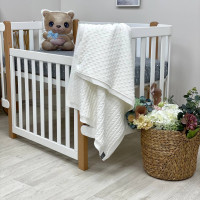 Плед бавовна Wellsoft Коса білий