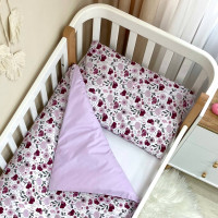 Змінна постіль Baby Mix Лілові квіти