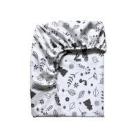 Простирадло дитяче Гілочки сірі