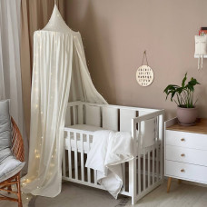 Комплект постільної білизни для новонародженого "Мозаїка" Velvet молочний