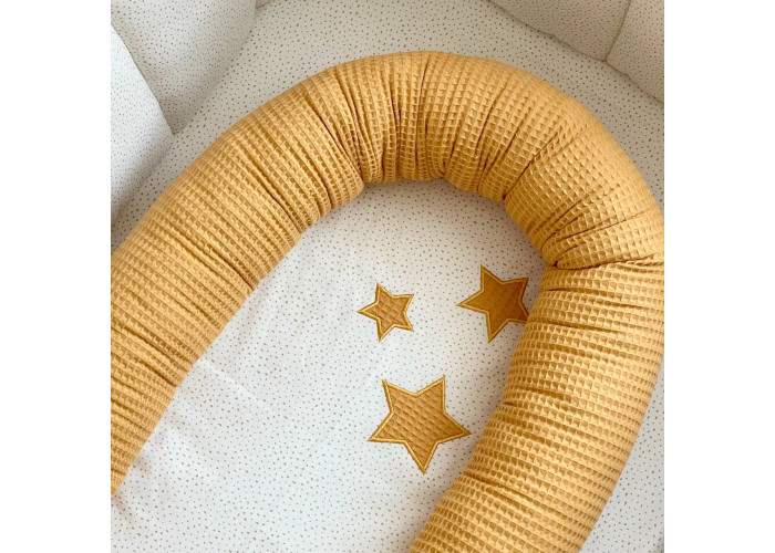 Кокон Stars поплін/вафля гірчиця