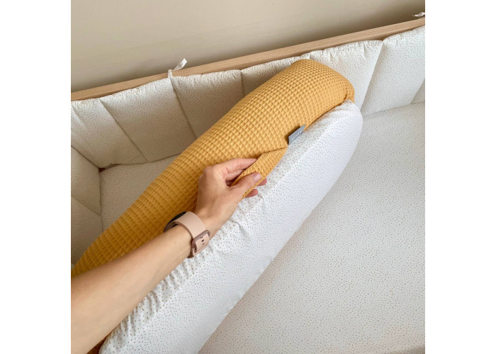 Кокон Stars поплін/вафля гірчиця