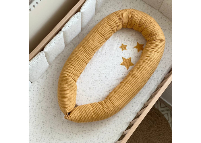 Кокон Stars поплін/вафля гірчиця