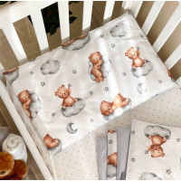 Наволочка поплін 40 х 60 Тедді сірий 370000