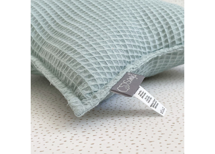 Подушка декор "Зірочка" вафля мята