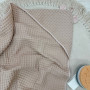 Рушник-куточок Грецька вафля бежевий 90х90