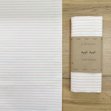 Пелюшка бязь Полоска рожева