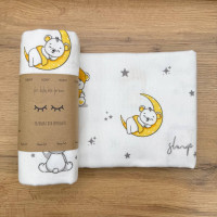 Пелюшка фланель Sleep жовтий