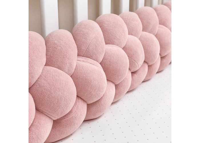 Бортик-коса пудра 4 плетіння