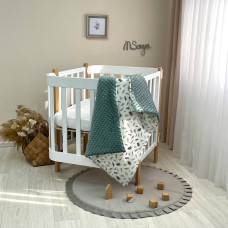 Плед-конверт з ковдрою на Minky Ялина (сатин)