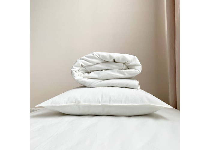 Комплект постільної білизни дитячий варена бавовна молочний