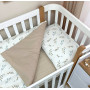 Змінна постіль Baby Dream Гілочки котики мята