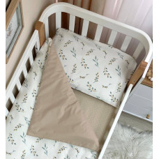 Змінна постіль Baby Dream Гілочки котики мята