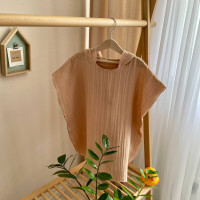 Пончо Муслін Бежевий