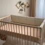 Простирадло муслін 120 х 60 бежевий
