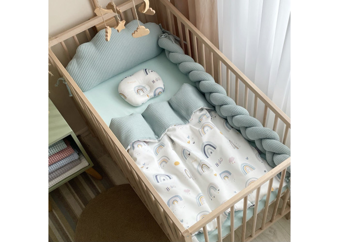 Коса вафля мята 1,2 м