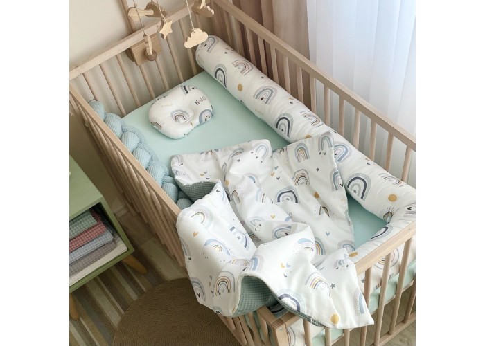 Коса вафля мята 1,2 м