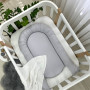 Кокон Baby Design Ведмедик у ковдрі на сірому