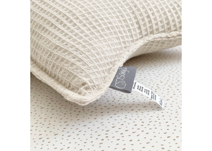 Подушка декор "Зірочка" вафля моко