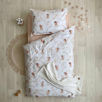 Комплект постільної білизни дитячий поплін Ельфи
