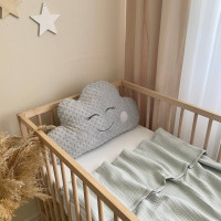 Хмаринка Minky темно-сіра 32*60 см